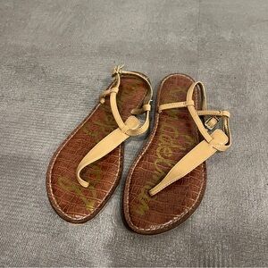 Sam Edelman Thong‎ Brown and Tan Leather Sandal 7.5